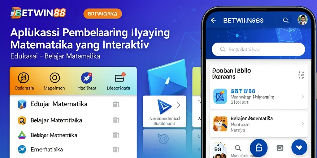 Antarmuka aplikasi BETWIN88 yang interaktif dan mudah digunakan.
