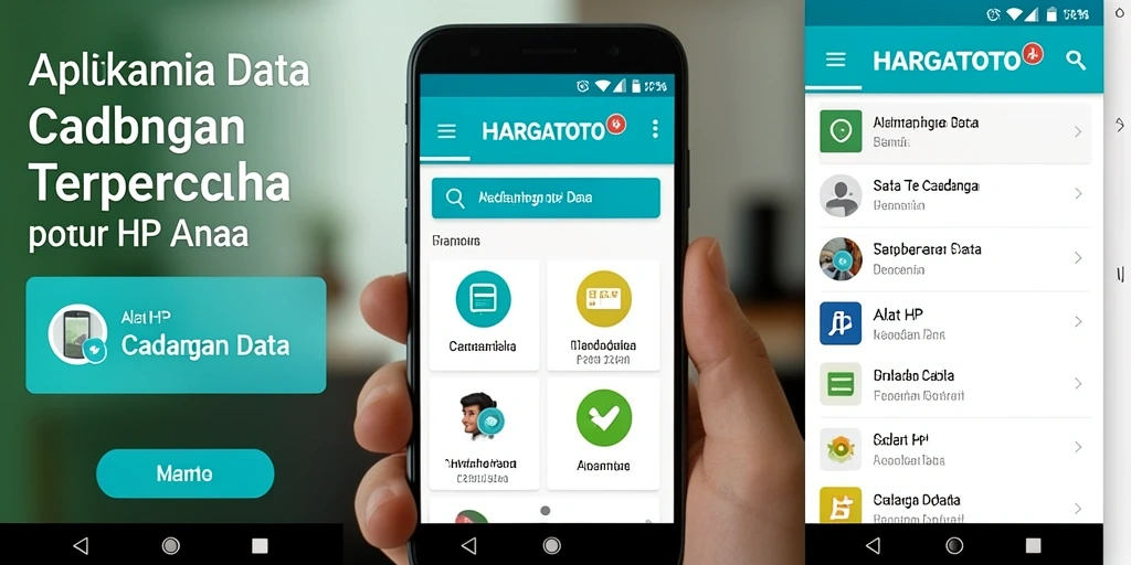 Tampilan antarmuka HARGATOTO yang bersih dan fungsional.