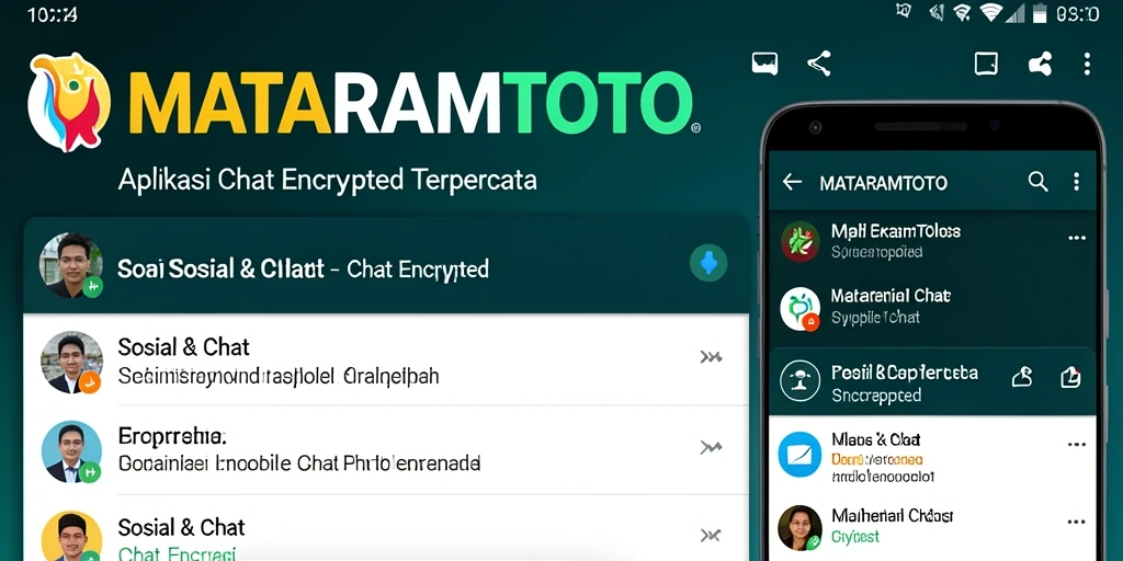 Antarmuka pengguna MATARAMTOTO dengan fitur Chat Encrypted.