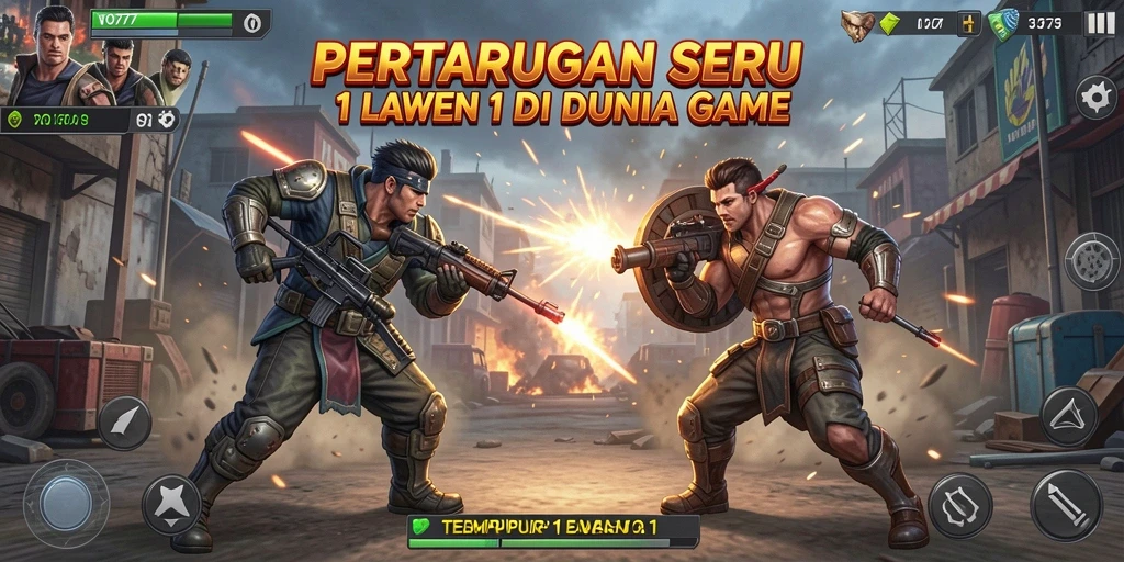 Antarmuka pertarungan seru 1 lawan 1 di VO777.