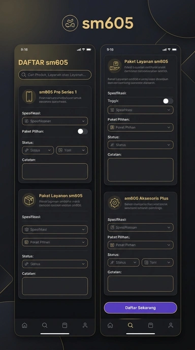 Panduan Registrasi Akun Baru sm605 untuk Pengguna Android