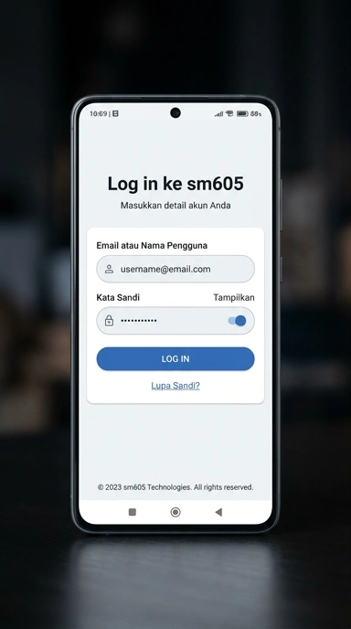 Masuk ke Akun sm605 untuk Pengguna Android